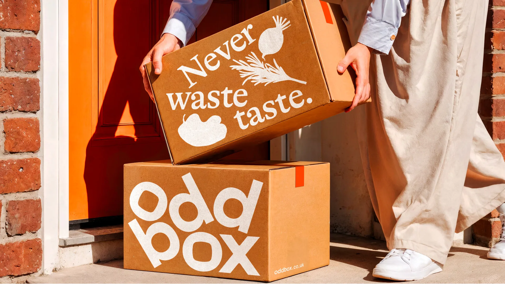 Oddbox brand and packaging work